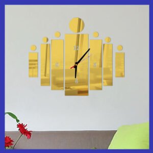 Horloge murale miroir moderne