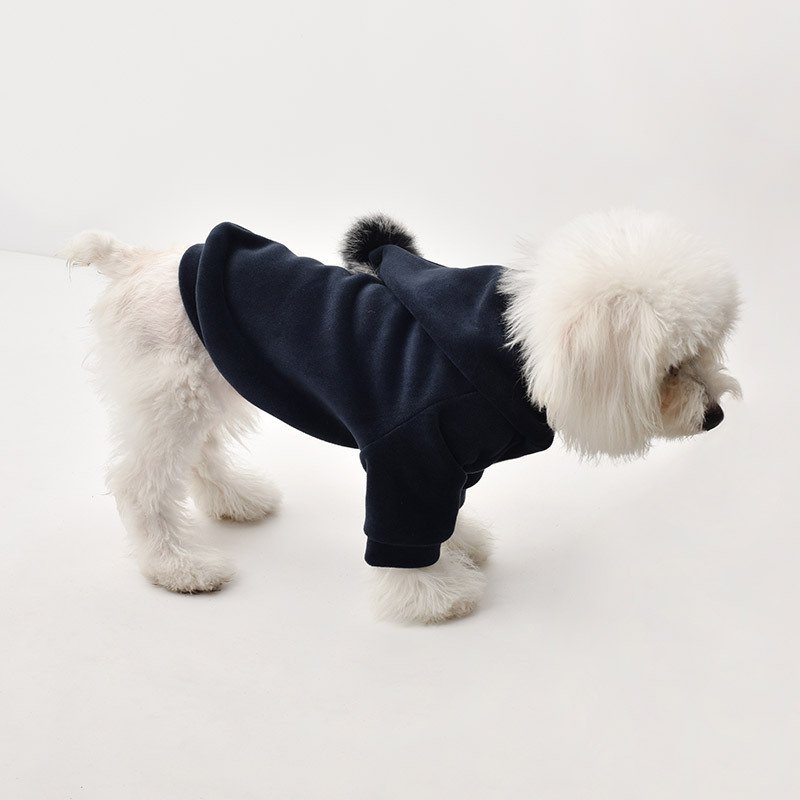 Sweat à capuche pour chien en coton – Vêtement confortable et décontracté – Image 2