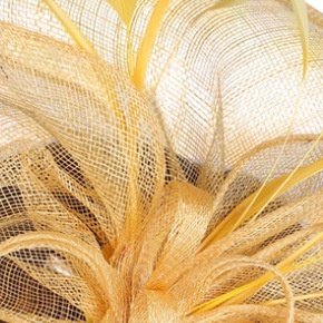 Coiffe en lin faite main en forme d’éventail – Accessoire de tête élégant – Image 8