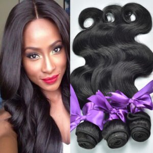 Extensions de cheveux naturels Body Wave – Cheveux humains 100 % naturels, doux et soyeux