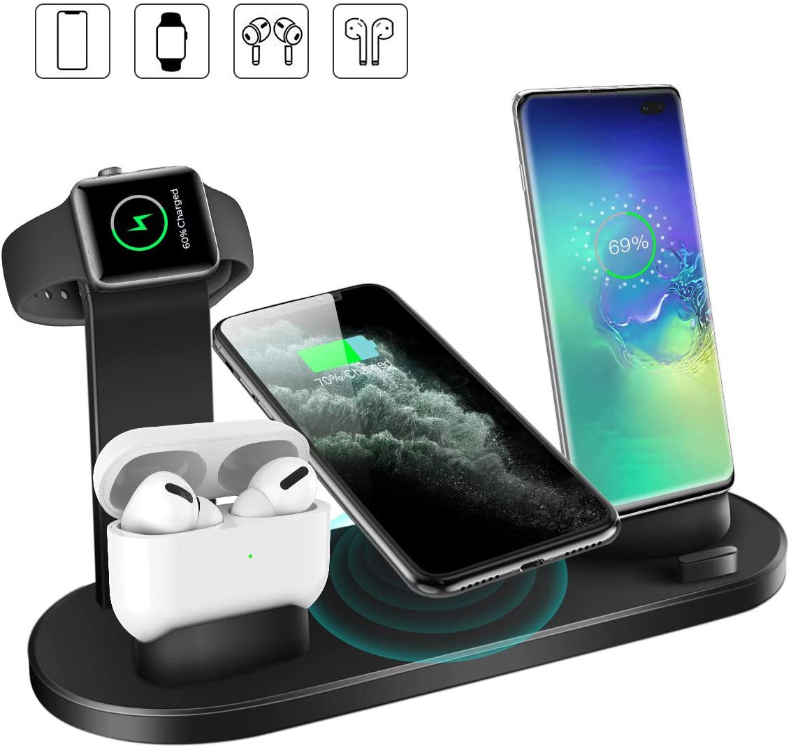 Station de charge sans fil 4 -en- 1