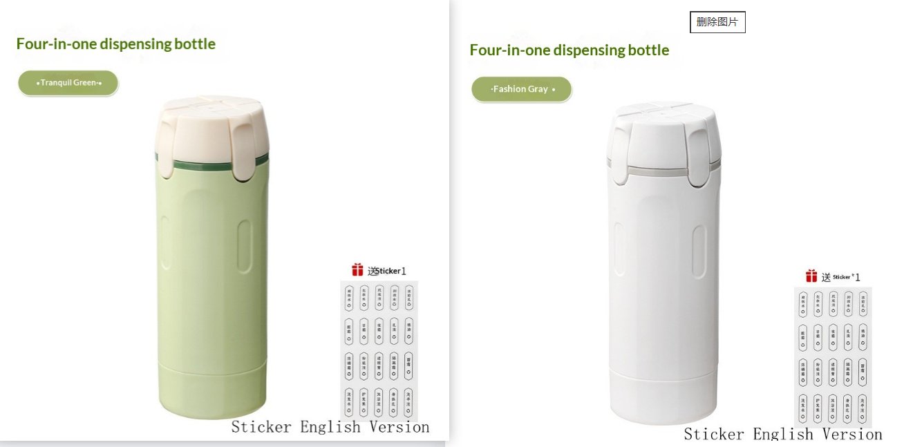 Flacon de voyage portable 4-en-1 – Image 6