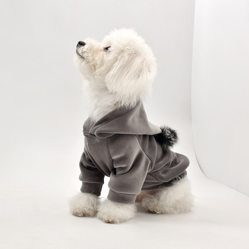 Sweat à capuche pour chien en coton – Vêtement confortable et décontracté