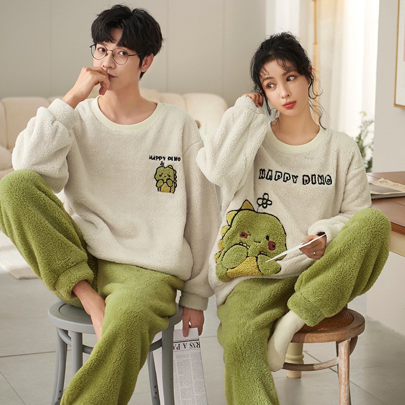 Pyjama polaire assorti pour couple – Ensemble chaud et confortable pour l'hiver – Image 6