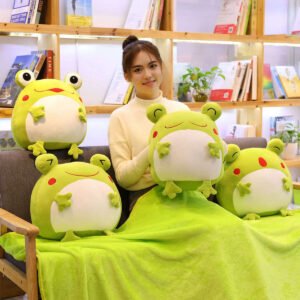 Peluche 3-en-1 Douce et Confortable – Oreiller, Chauffe-Mains & Couverture