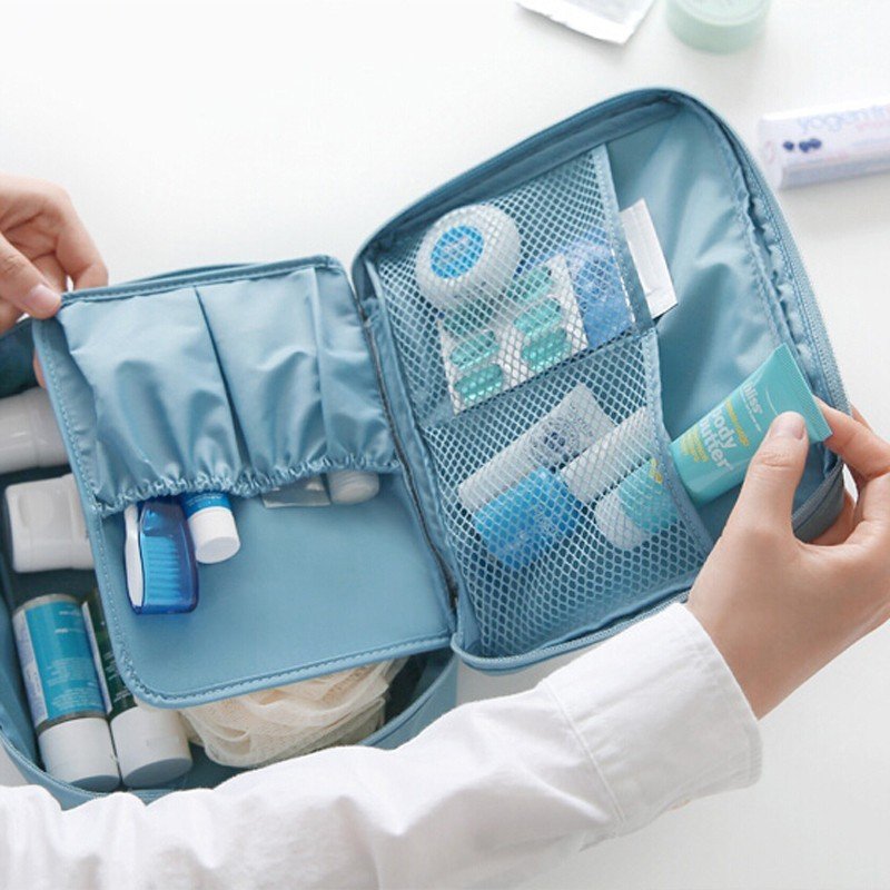 Organisateur de Voyage portable Multifonction – Rangement Maquillage, Toilette et Accessoires – Image 8